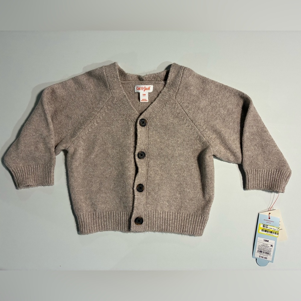 Cat & Jack Brown Cozy Cardigan